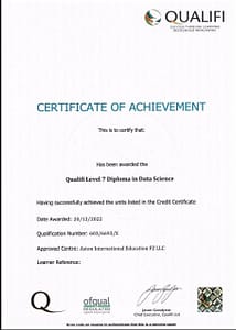 Data Science Training in Dubai | Level 7 PG Diploma Course